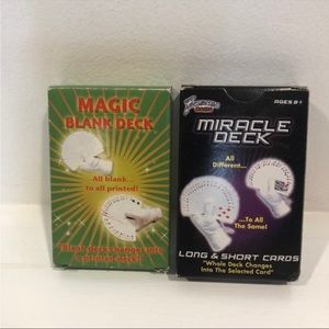 Magician Magic Miracle and Blank Decks